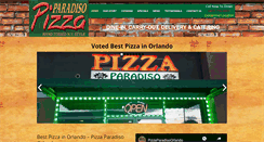 Desktop Screenshot of pizzaparadisoorlando.com